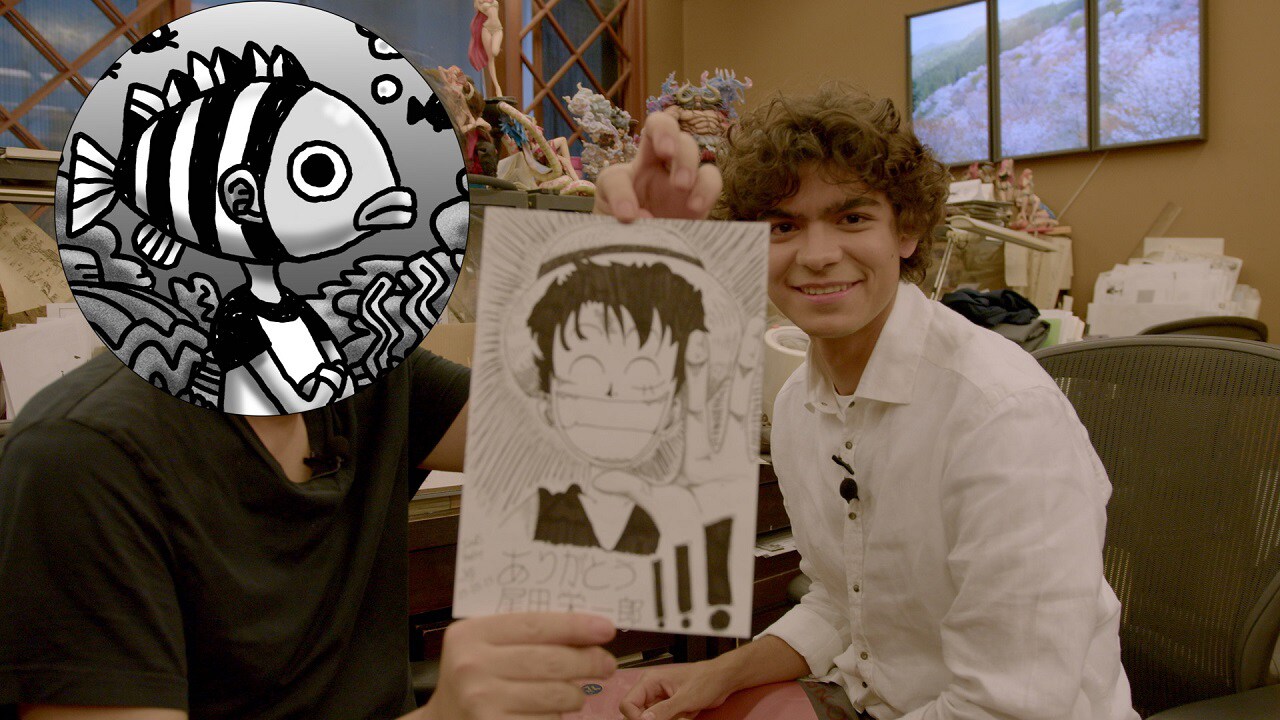 実写版「ONE PIECE」ルフィ役のイニャキ・ゴドイが尾田栄一郎と対面