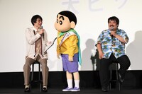左から水川かたまり、野原しんのすけ、鈴木もぐら。