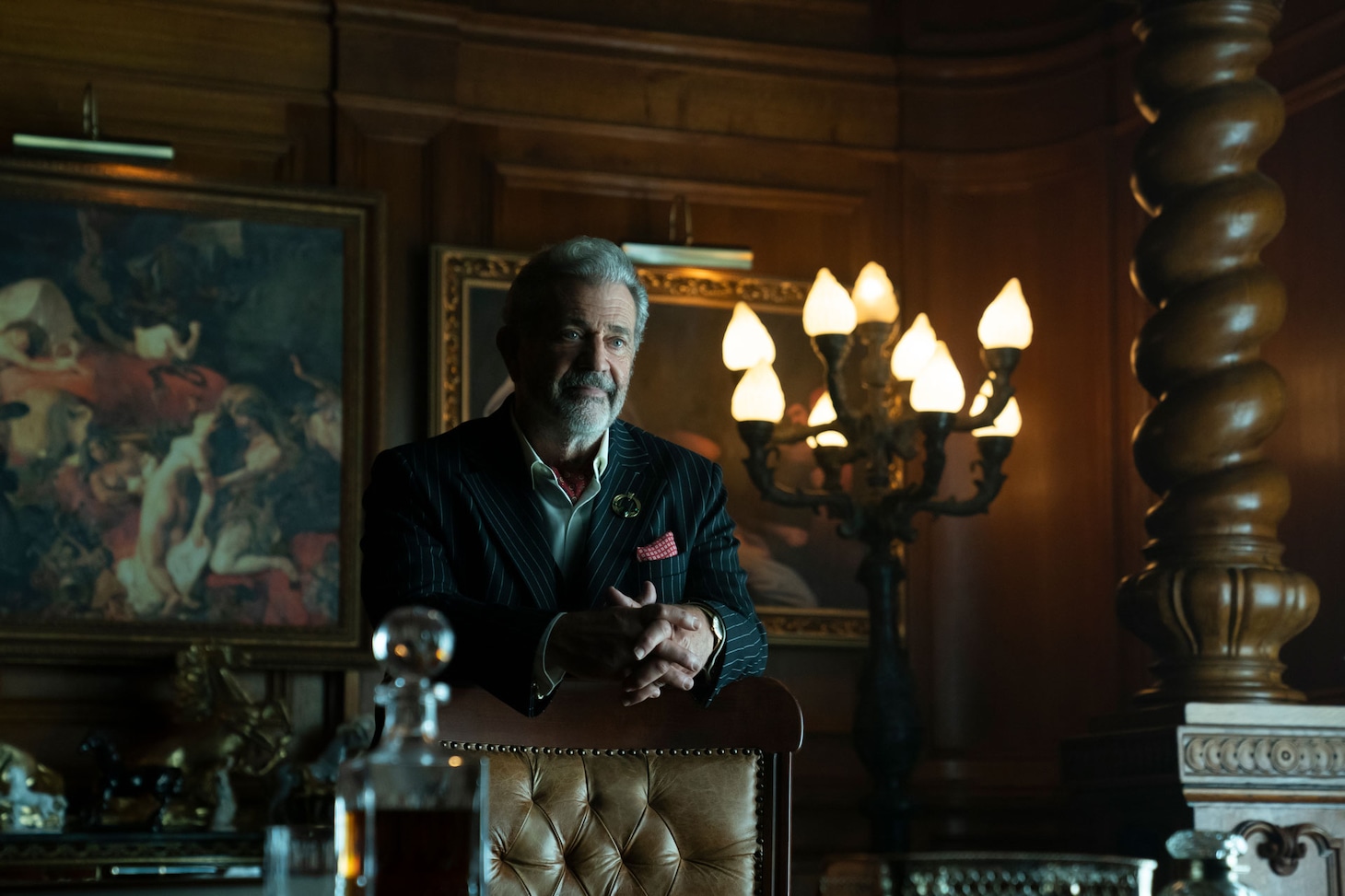 「ザ・コンチネンタル：ジョン・ウィックの世界から」より、メル・ギブソン演じるコーマック。