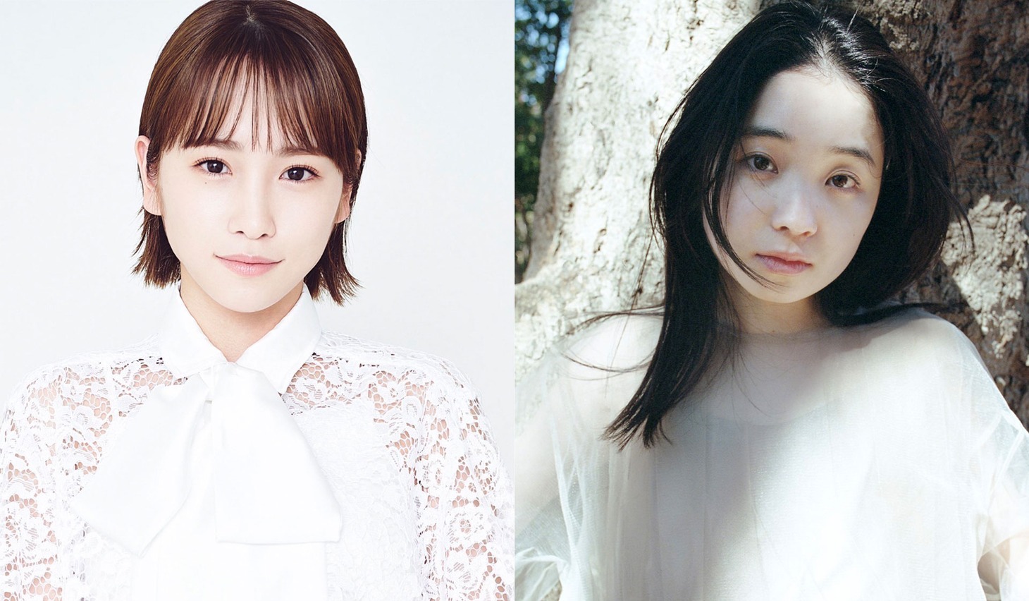 左から川栄李奈、福地桃子。