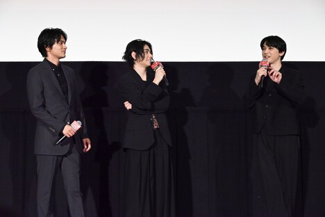 「東京リベンジャーズ2 血のハロウィン編 -決戦-」ファイナルラン舞台挨拶の様子。