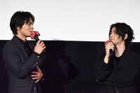 「東京リベンジャーズ2 血のハロウィン編 -決戦-」ファイナルラン舞台挨拶の様子。
