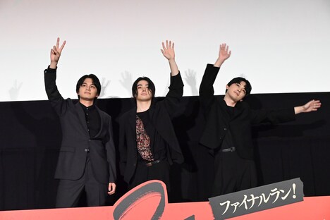 「東京リベンジャーズ2 血のハロウィン編 -決戦-」ファイナルラン舞台挨拶の様子。