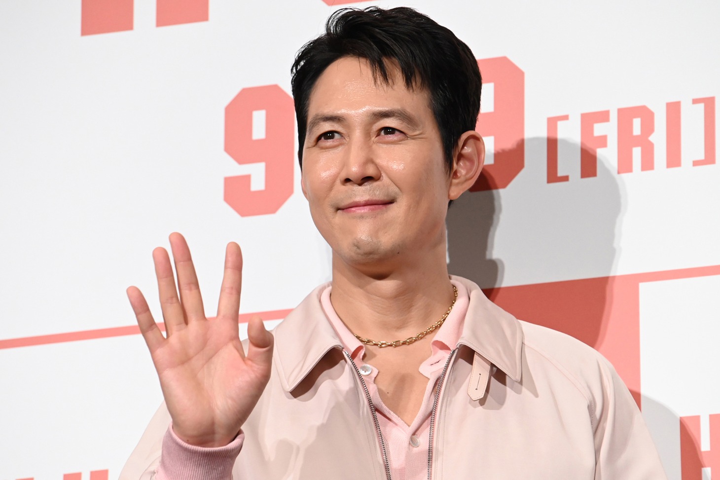 「ハント」記者会見に出席したイ・ジョンジェ。