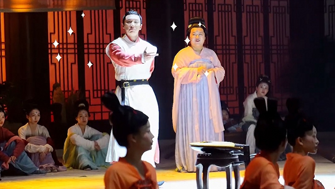 中国ドラマ「夢華録（むかろく）」メイキング映像より。