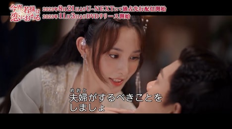 中国ドラマ「今宵、若様は恋におちる」より。