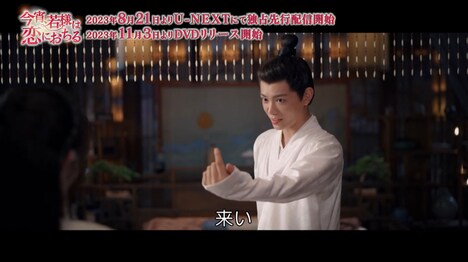 中国ドラマ「今宵、若様は恋におちる」より。