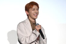 「ストールンプリンセス：キーウの王女とルスラン」完成披露の様子。岡本信彦にピュアさ・全力さを褒められた高塚大夢。