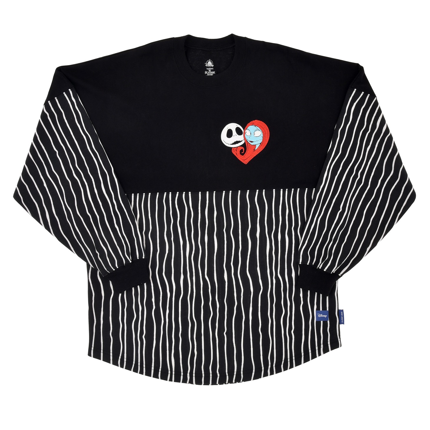 「ティム・バートン ナイトメアー・ビフォア・クリスマス」公開30周年コレクション【Spirit Jersey】長袖Tシャツ 表（税込1万3200円）