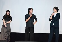 左から鈴木セイナ、藤原季節、義山真司。