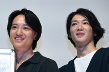 左から藤原季節、義山真司。