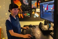 現在はピクサー・アニメーション・スタジオに勤務する星まり子。