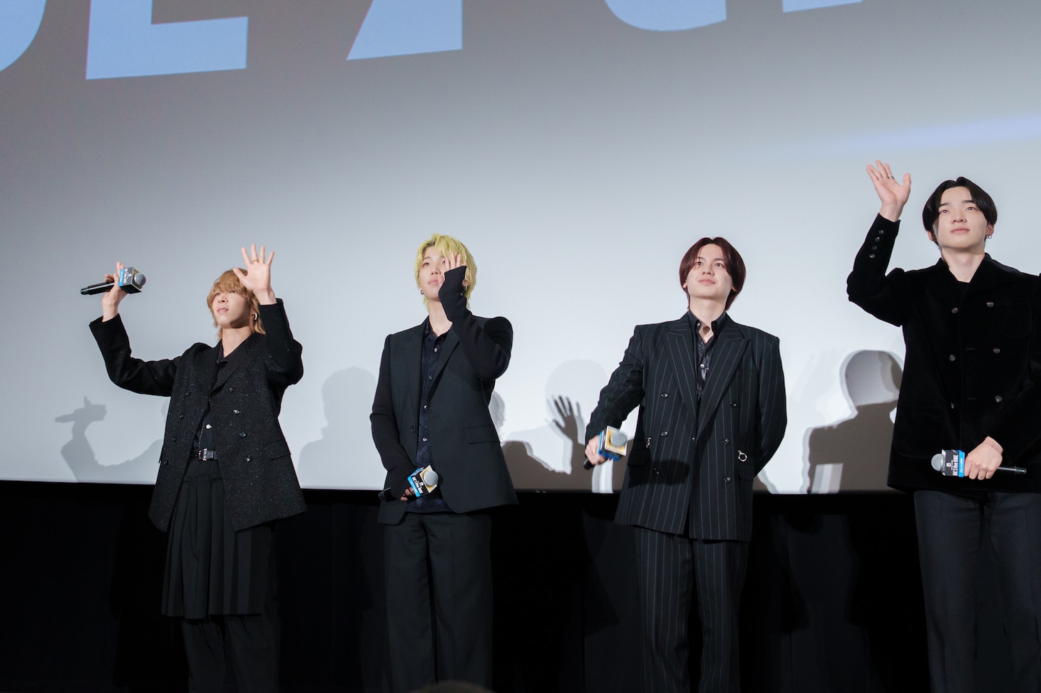 左からSOTA、SHUNTO、MANATO、RYUHEI。（写真：坪井隆寛）