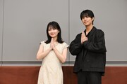 ドラマ「女子高生、僧になる。」制作発表会見の様子。