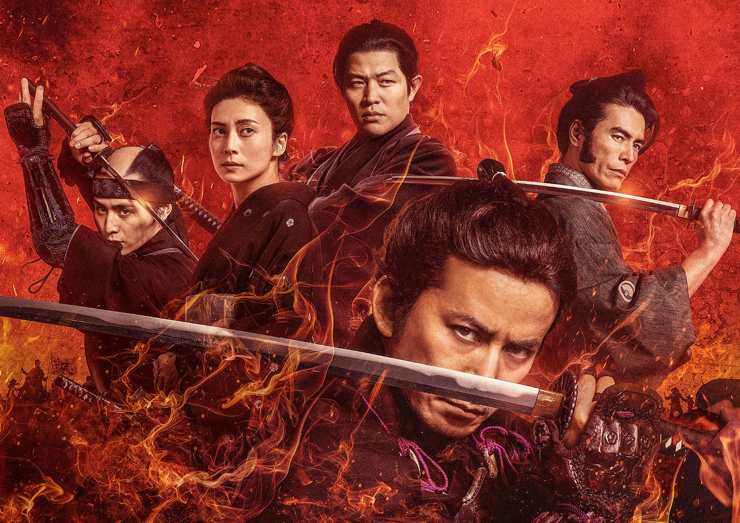 「燃えよ剣」ビジュアル (c)2021「燃えよ剣」製作委員会