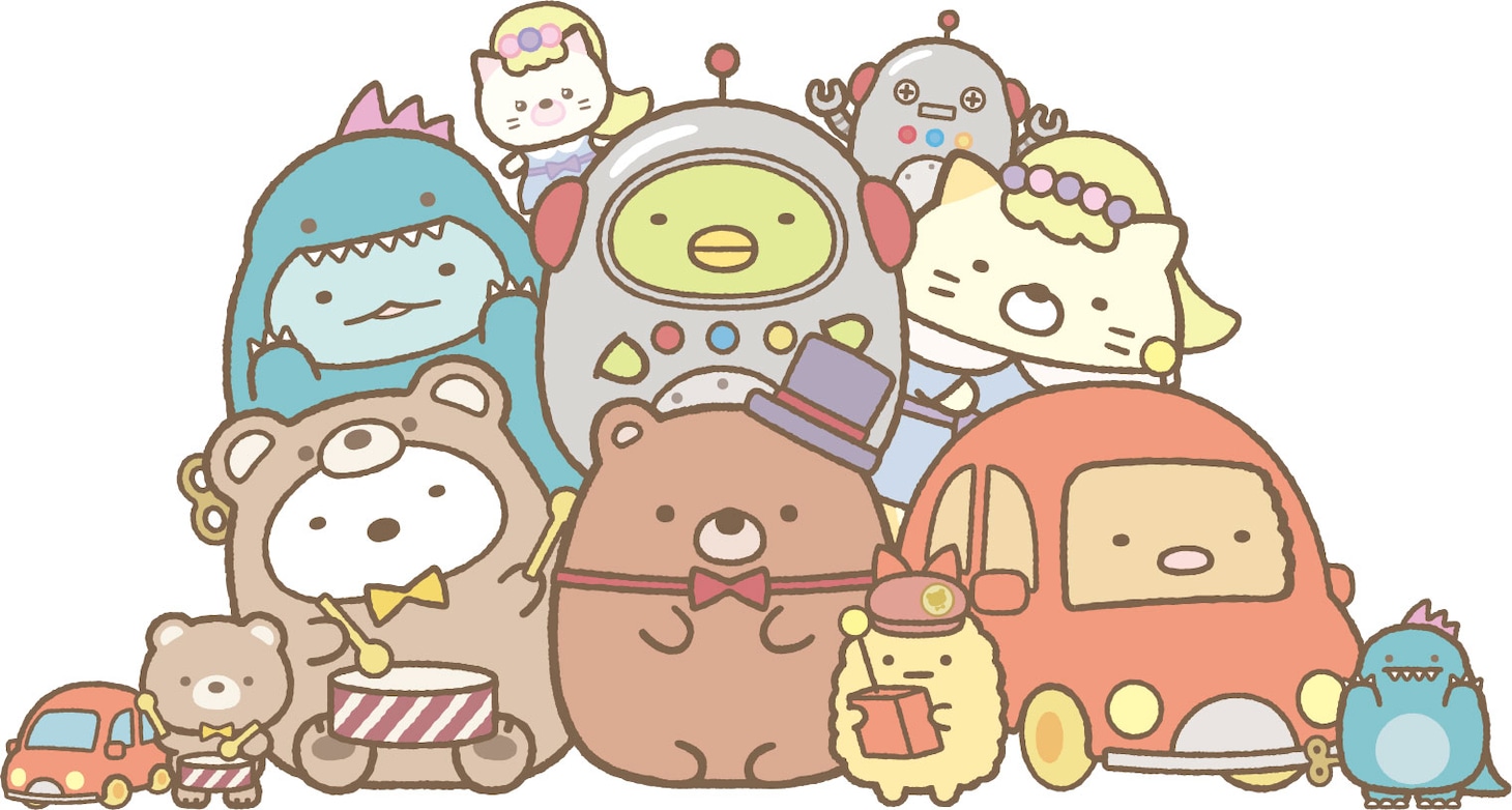 「映画 すみっコぐらし ツギハギ工場のふしぎなコ」ムビチケ第2弾の特典イラスト。