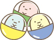 「映画 すみっコぐらし ツギハギ工場のふしぎなコ」ムビチケ第2弾の特典イラスト。