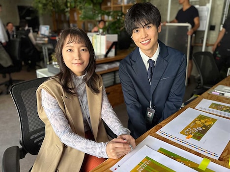 左から吉岡里帆、西垣匠。