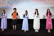 左から古賀葵、村瀬歩、関根明良、加隈亜衣、七瀬彩夏。