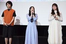 左から村瀬歩、関根明良、加隈亜衣。