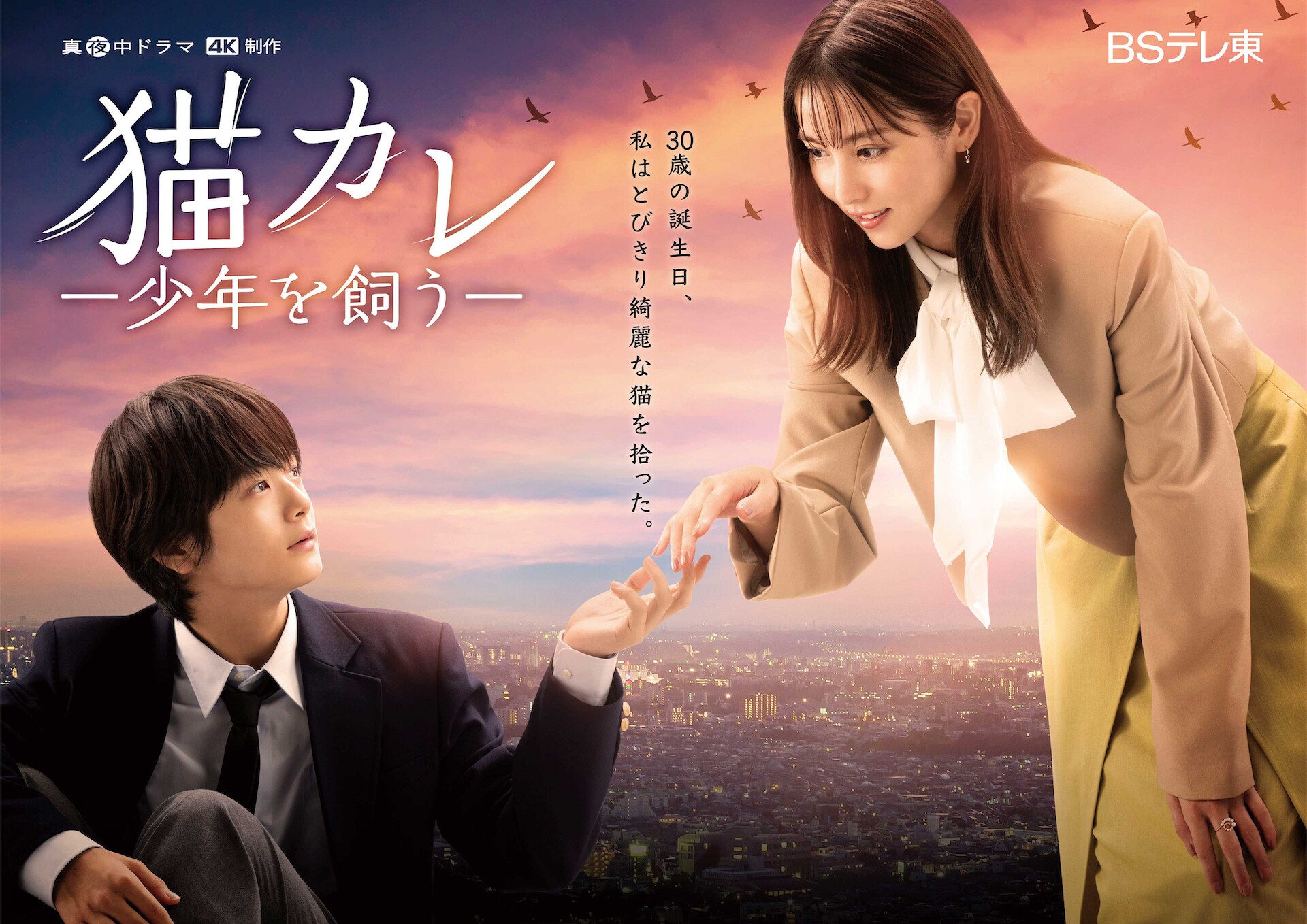 石川恋×齋藤潤のドラマ「猫カレ」に内藤秀一郎、坂田梨香子、小野寺