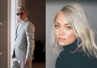 左からマッツ・ミケルセン（Photo by Greg Williams）、ポム・クレメンティエフ。