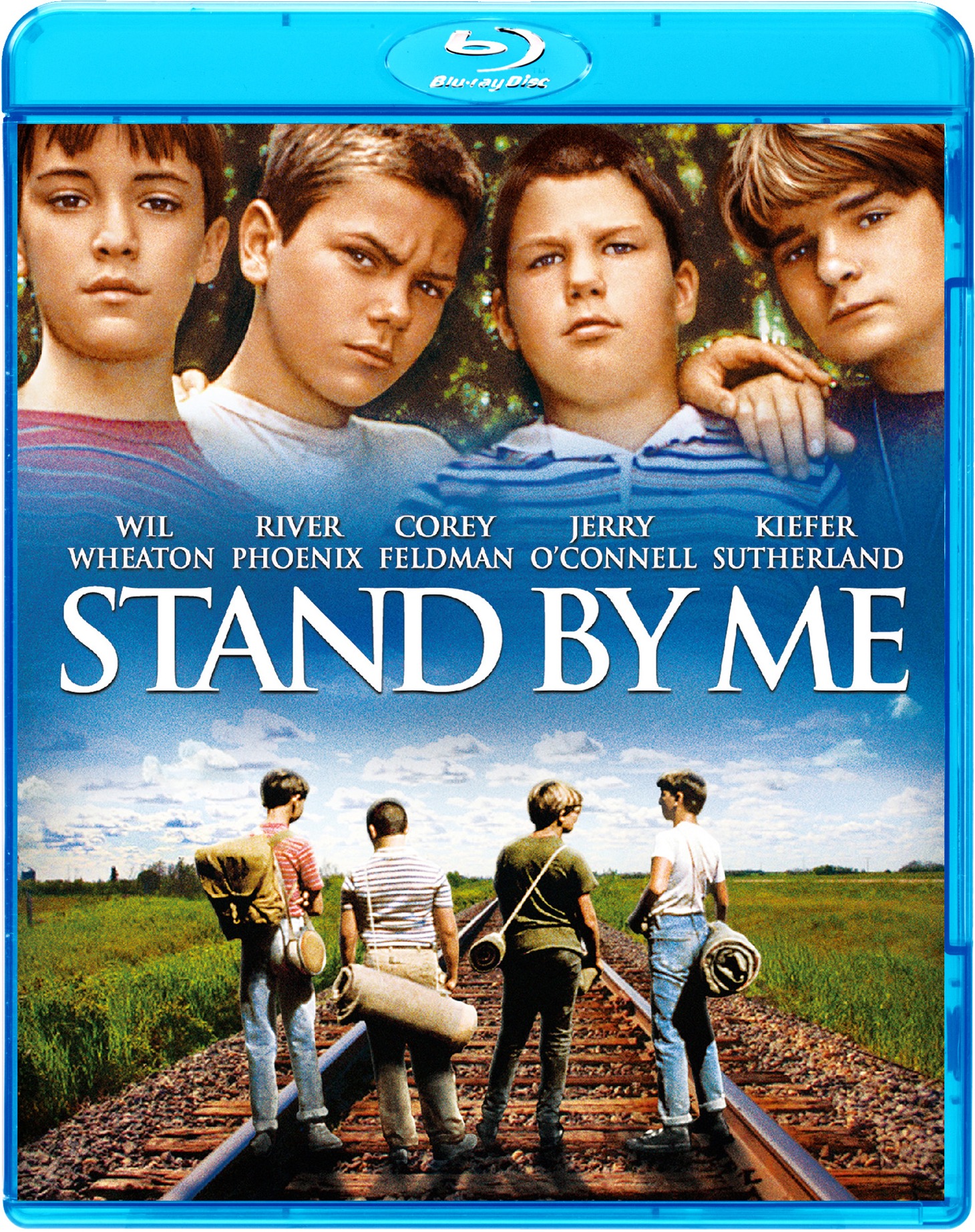 「スタンド・バイ・ミー」Blu-rayジャケット（デジタル配信中 / Blu-ray 税込2619円 / DVD 税込1551円 / 4K ULTRA HD 税込5217円 / 発売・販売元：ソニー・ピクチャーズ エンタテインメント）