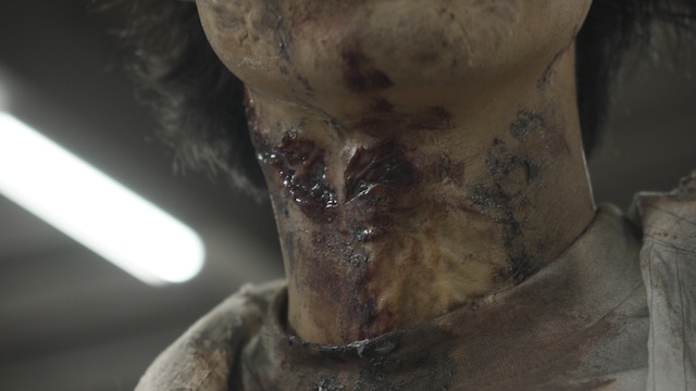 “磯村ゾンビ”の首。