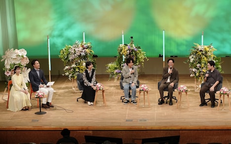 「『らんまん』最終回を見る会」の様子。