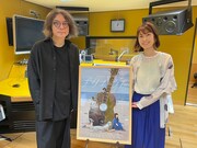 左から岩井俊二、田中麻希。