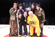 上段左からライオネス飛鳥、剛力彩芽、唐田えりか、長与千種。下段左からゆりやんレトリィバァ、ダンプ松本。