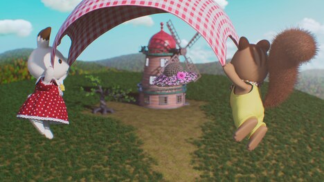 「劇場版 シルバニアファミリー フレアからのおくりもの」場面カット。