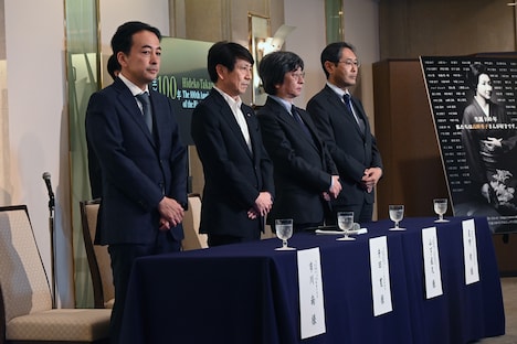 左から市川南、井田寛、山下直久、星野哲。