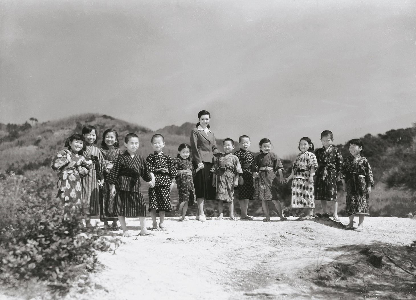 「二十四の瞳」場面写真（1954年）監督/木下惠介 写真提供/松竹