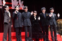 「法廷遊戯」完成披露試写会の様子。