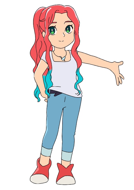 芳根京子が声を担当するミーナ。