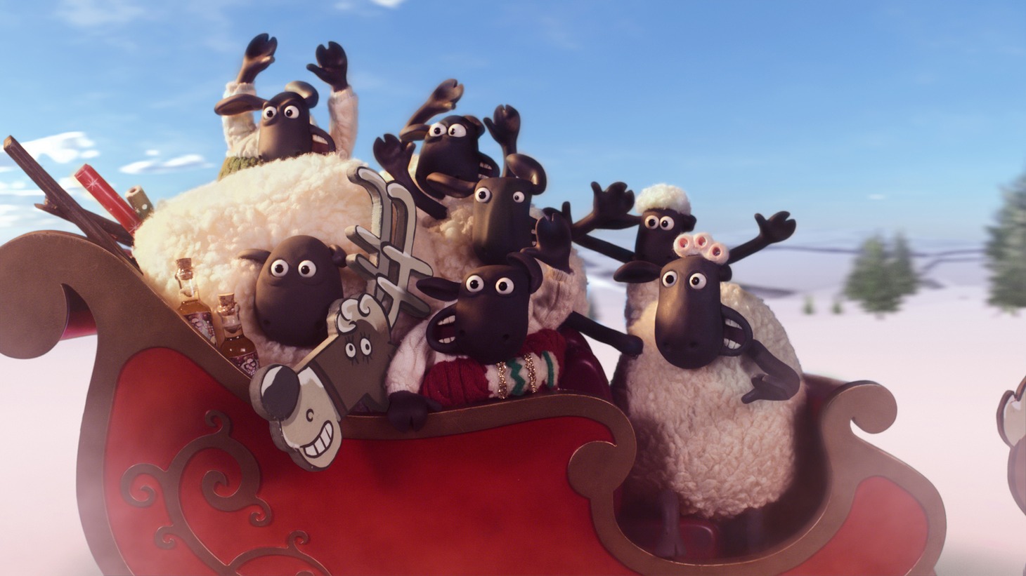 「ひつじのショーン ～クリスマスの冒険～ 劇場公開版」場面写真 (c)Aardman Animations Ltd 2021