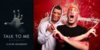 左から「TALK TO ME／トーク・トゥ・ミー」ビジュアル、マイケル・フィリッポウ、ダニー・フィリッポウ。
