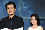 左から玉山鉄二、真木ことか。