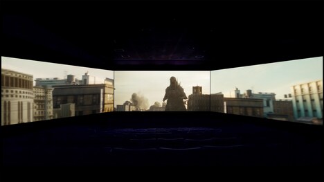 「ゴジラ-1.0」ScreenX上映イメージ。
