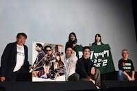 「青春ジャック 止められるか、俺たちを2」特別先行上映の様子。