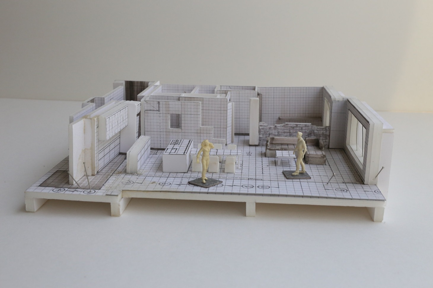 「空に住む」ロケセット模型