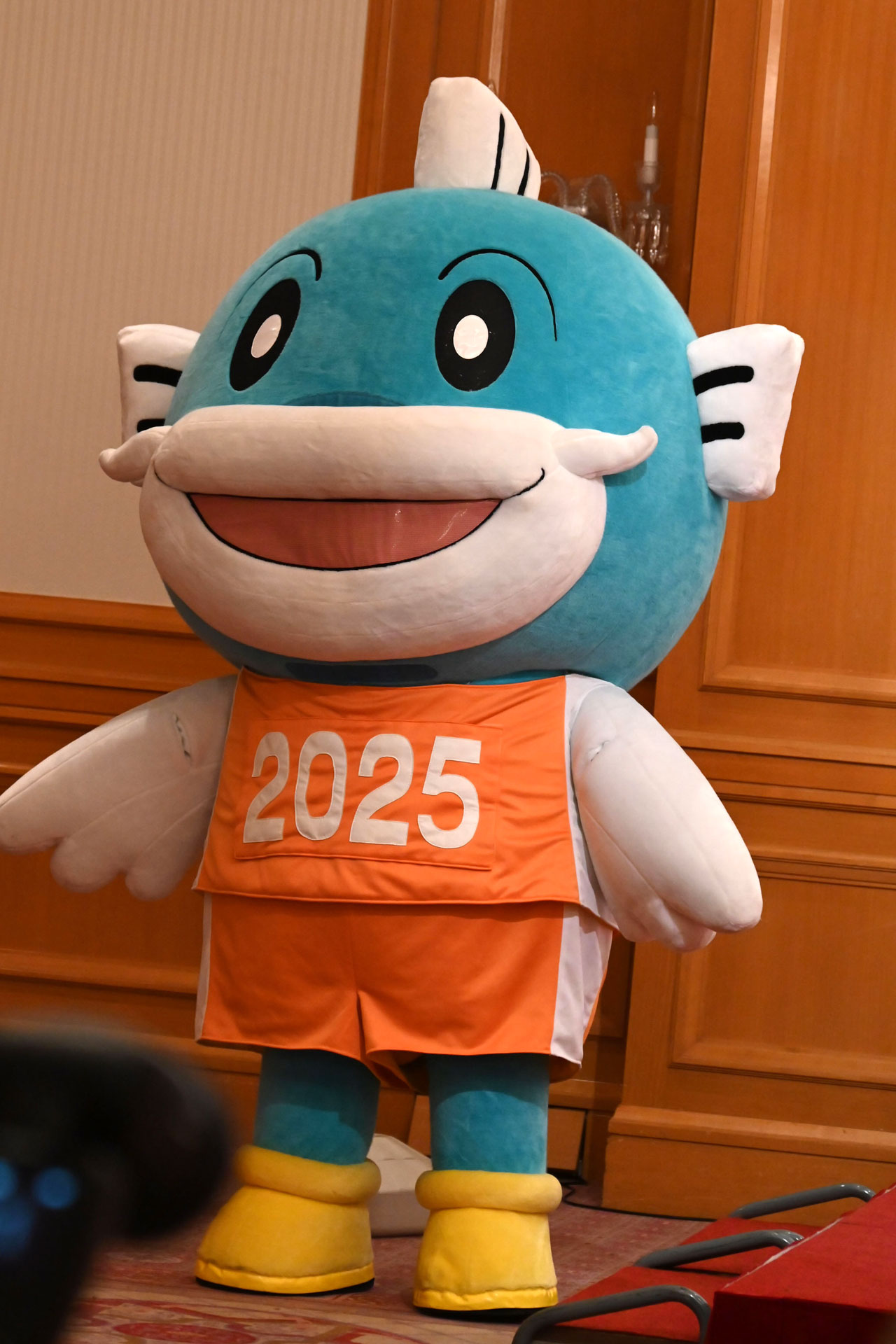 滋賀県イメージキャラクターのキャッフィー。