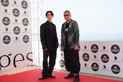 左から亀梨和也、三池崇史。