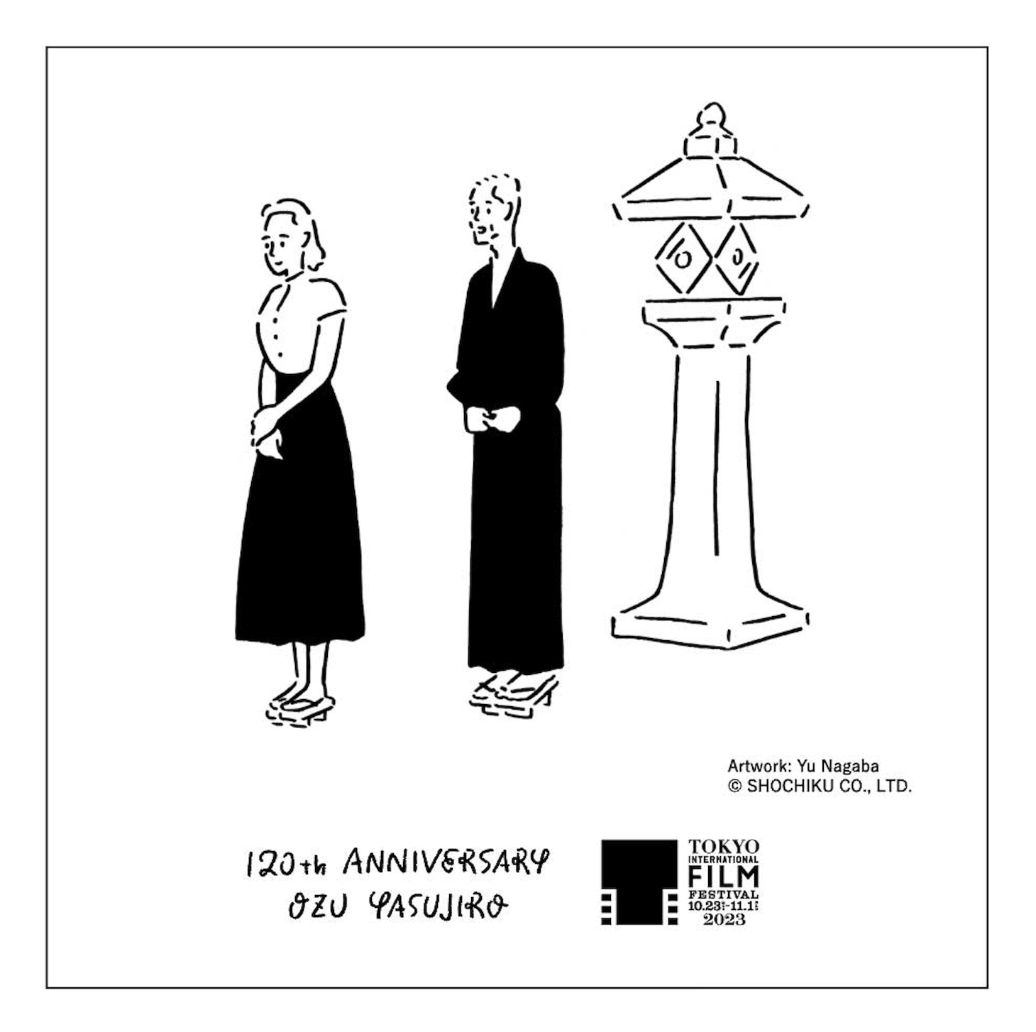 「東京物語」ステッカー（イメージ）