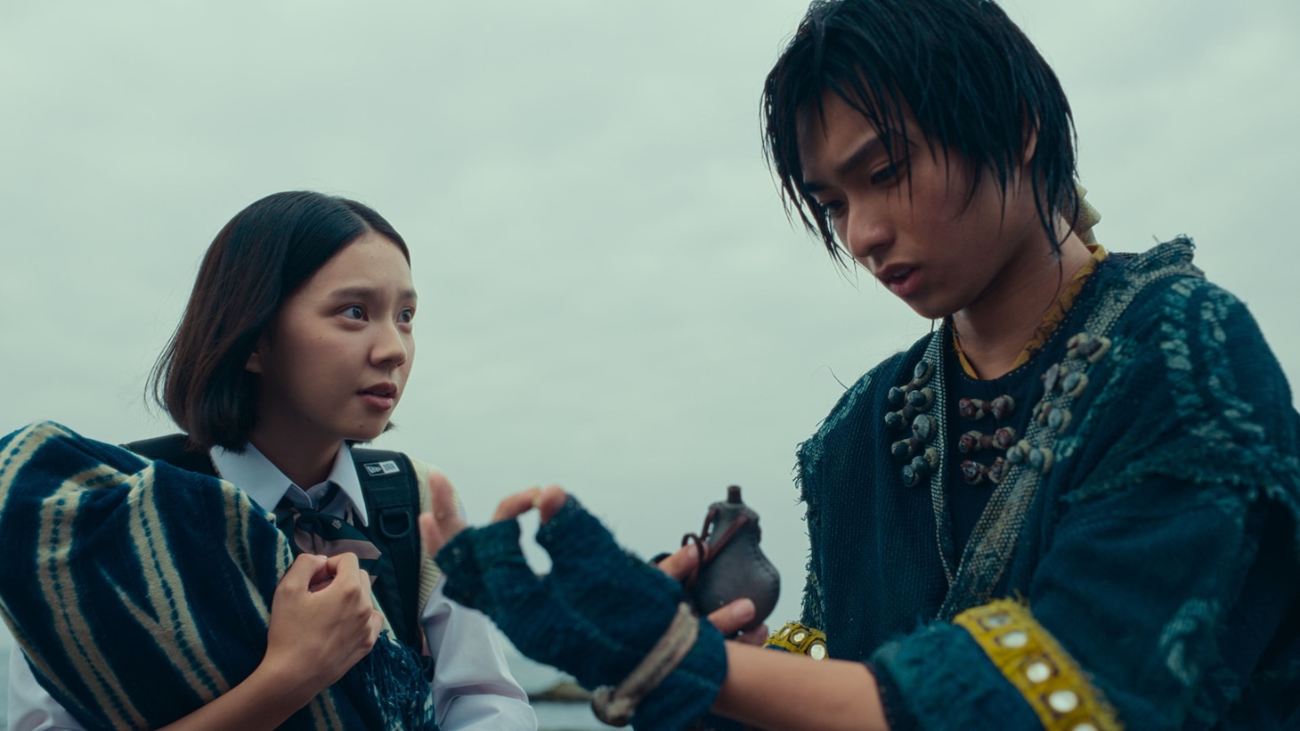 「ワンダーハッチ -空飛ぶ竜の島-」実写パートより。