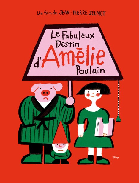 100％オレンジによる「アメリ」イラスト。