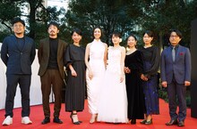 Nippon Cinema Nowで上映される「彼方のうた」のスタッフ・キャスト陣。