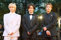 ガラ・セレクションで上映される「MY (K)NIGHT マイ・ナイト」のキャスト陣。左から吉野北人、川村壱馬、RIKU。