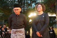 アジアの未来で上映される「ラ・ルナ」のスタッフ・キャストたち。